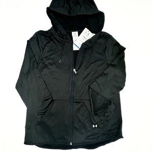 Women's Under Armour Performance Cold Gear Zip-Up Jacket with Hood NWT